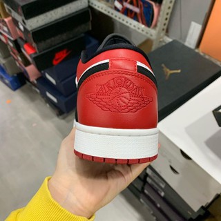 Giày  Air Jordan 1 Retro Low "Bred Toe" |H12|