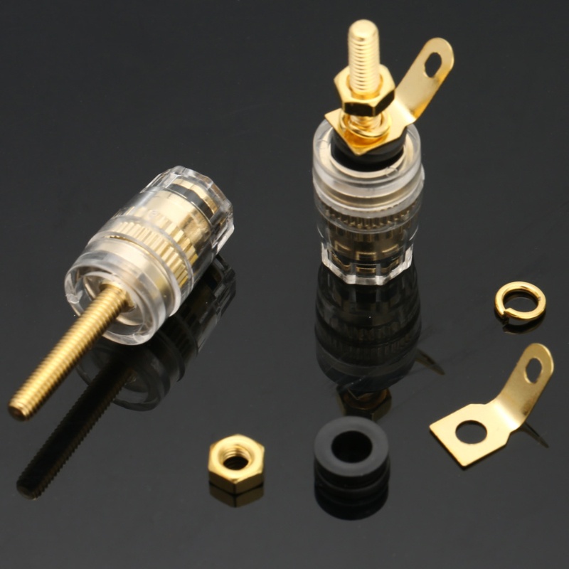 Set 8 Đầu Nối Khuếch Đại Âm Thanh Bằng Đồng Chuyên Dụng