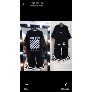 UNISEX QUẦN SHORT NAM NỮ VIỀN V LINE