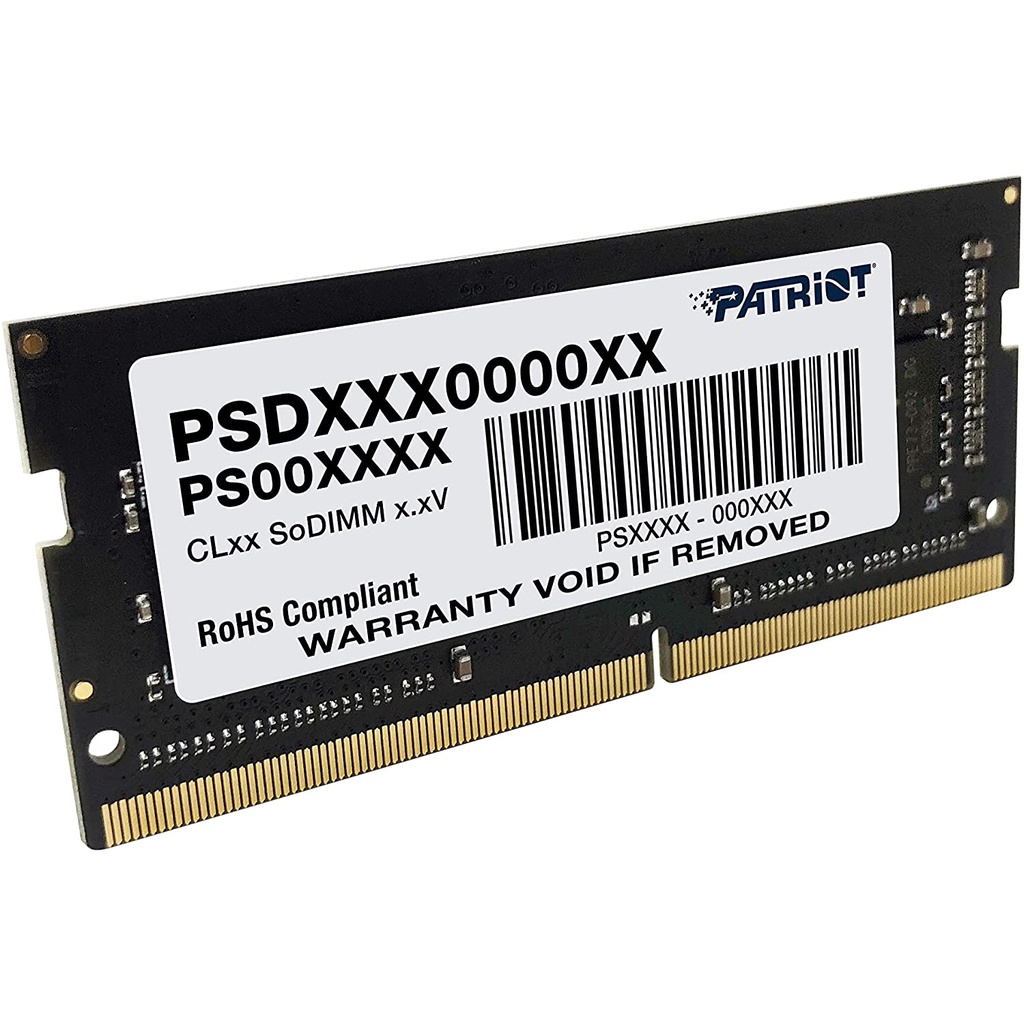 Bộ nhớ trong - RAM Laptop Patriot Signature Line Sodimm 8GB bus 3200Mhz - Hàng Chính Hãng