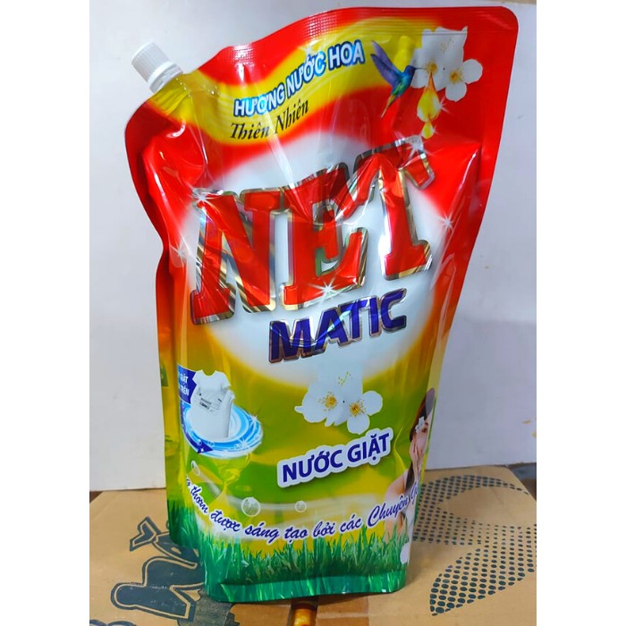 (MẪU MỚI) Túi Nước Giặt NET Matic 2,4kg