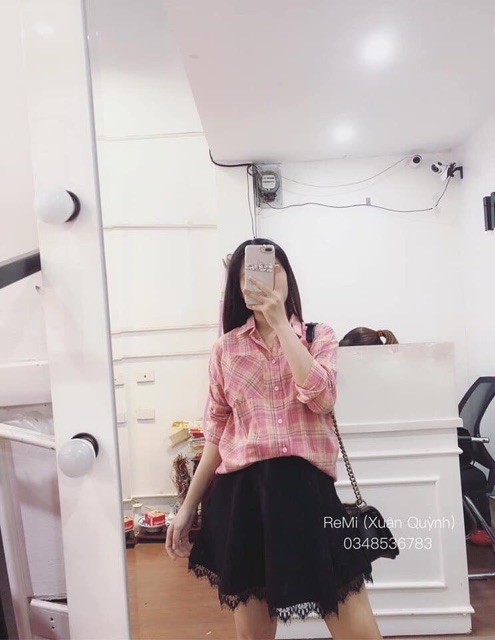 Áo sơ mi kẻ hot hit