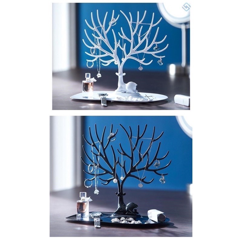 Kệ Treo Trang Sức Hình Hươu Để Bàn ( Bao Y Hình )