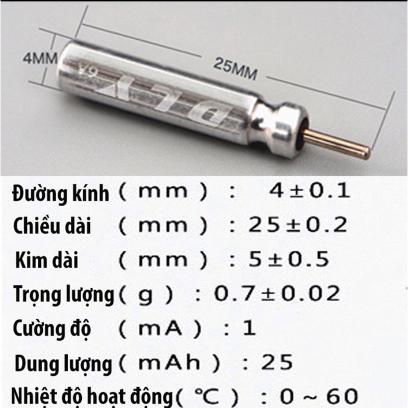 Pin Lắp Phao Đêm, Pin Điện Tử CR425 Chuyên Lắp Phao Câu Đêm, Pin Câu Cá Cr425