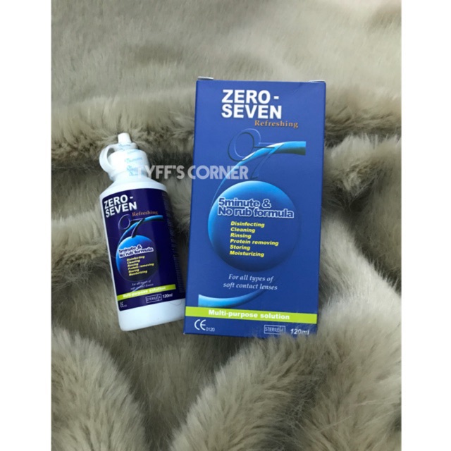 NƯỚC NGÂM LENS ZERO-SEVEN 120ml