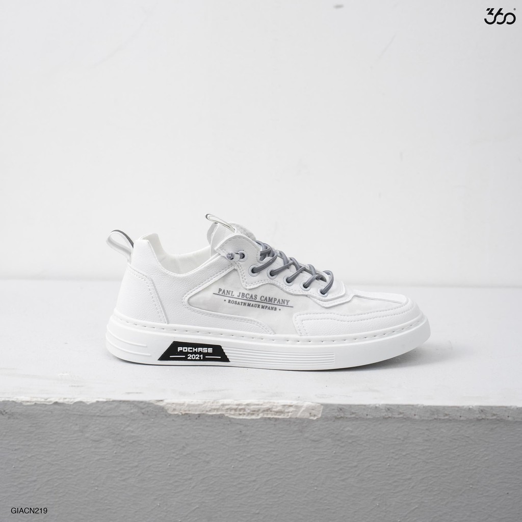 [Mã LT50 giảm 50k đơn 250k] Giày sneaker nam cổ thấp 360 BOUTIQUE trẻ trung, năng động - GIACN219