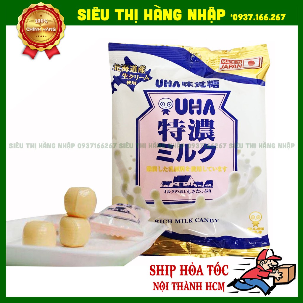 Kẹo sữa bò UHA Nhật Bản