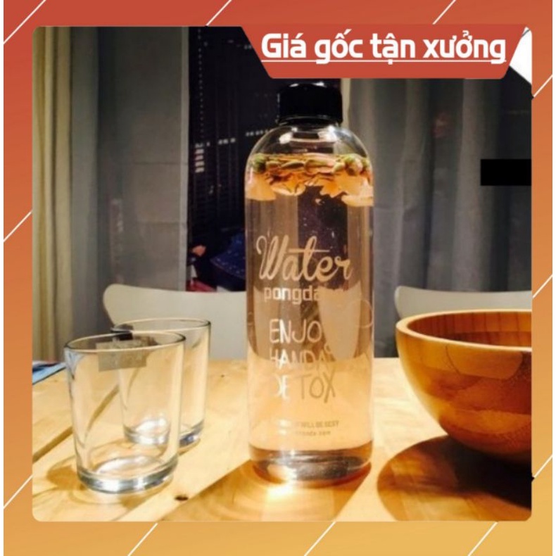 Chai nước thủy tinh DETOX PONGDANG 1000ml | BigBuy360 - bigbuy360.vn