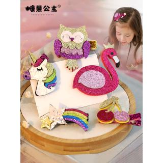 Kẹp Tóc Màu Kẹo Phong Cách Công Chúa Hàn Quốc Dễ Thương Cho Bé Gái