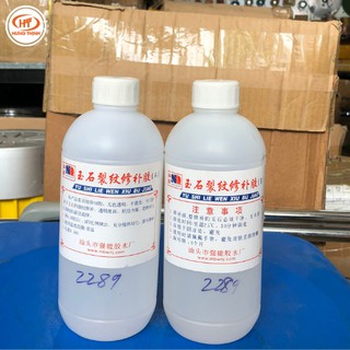 Keo bù vết nứt đá ngọc dạng AB