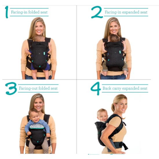 Địu trẻ em Infantino FLIP™ 4-IN-1 CONVERTIBLE CARRIER