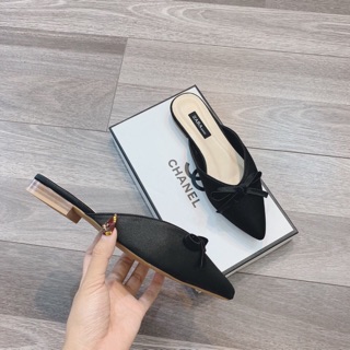Dép sục nơ lụa