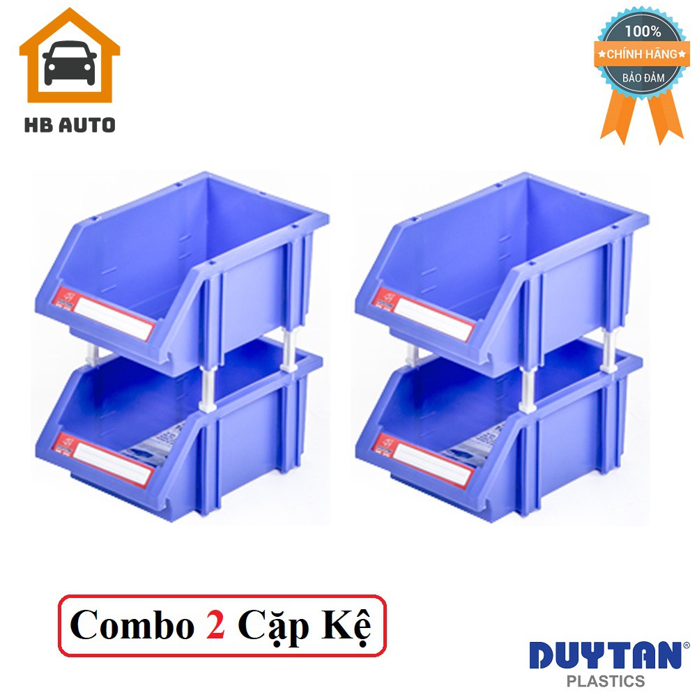 Combo 2 Cặp Kệ Dụng Cụ Nhỏ Đựng Các Loại Ốc Vít Duy Tân (12 x 18 x 8 cm) No.716