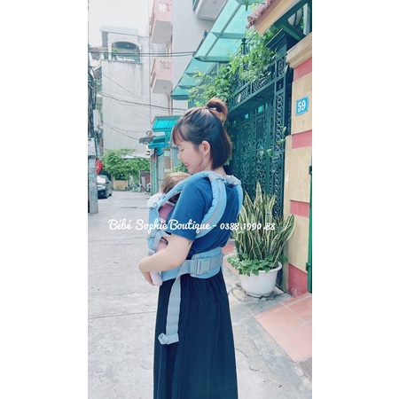 Hàng Auth - Địu trợ lực E.R.G.O BABY Adapt (Like new) - Siêu mềm, thoáng cho bé từ 0m