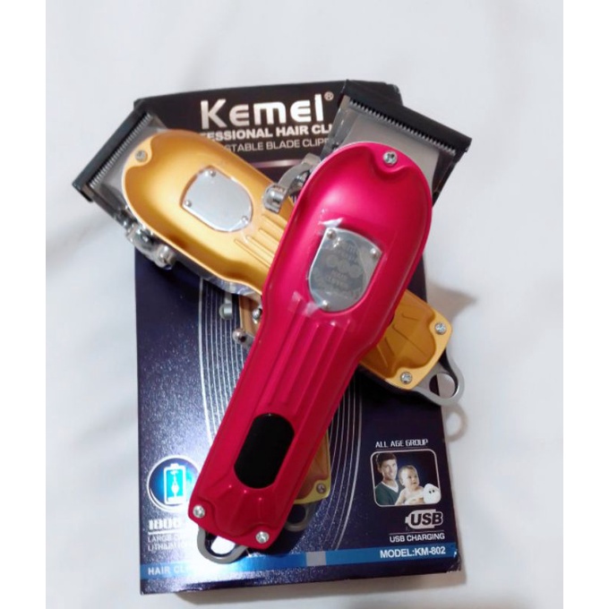 Tông đơ cắt tóc chuyên nghiệp Kemei KM-802 cắt rất êm & thoáng tay