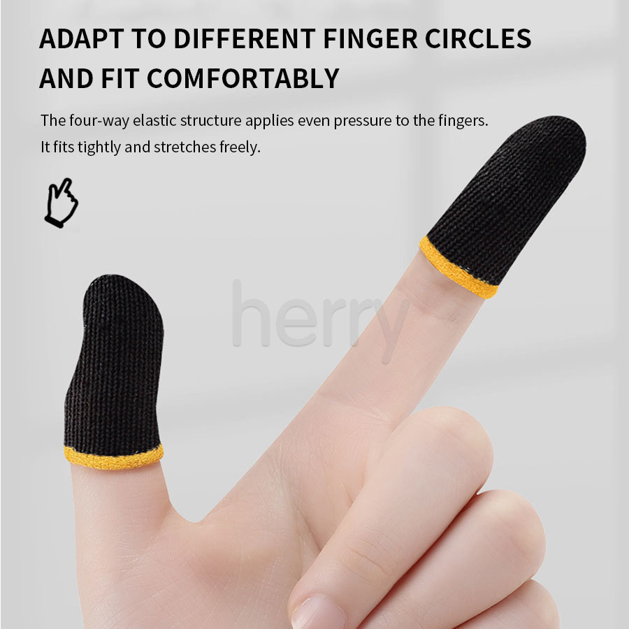 2 cái Màn hình cảm ứng chống thấm mồ hôi Găng tay chơi game ngón tay cót PUBG COD Call Of Duty Legend Mobile Legend Survival State Cốt ngón tay chơi game không trượt