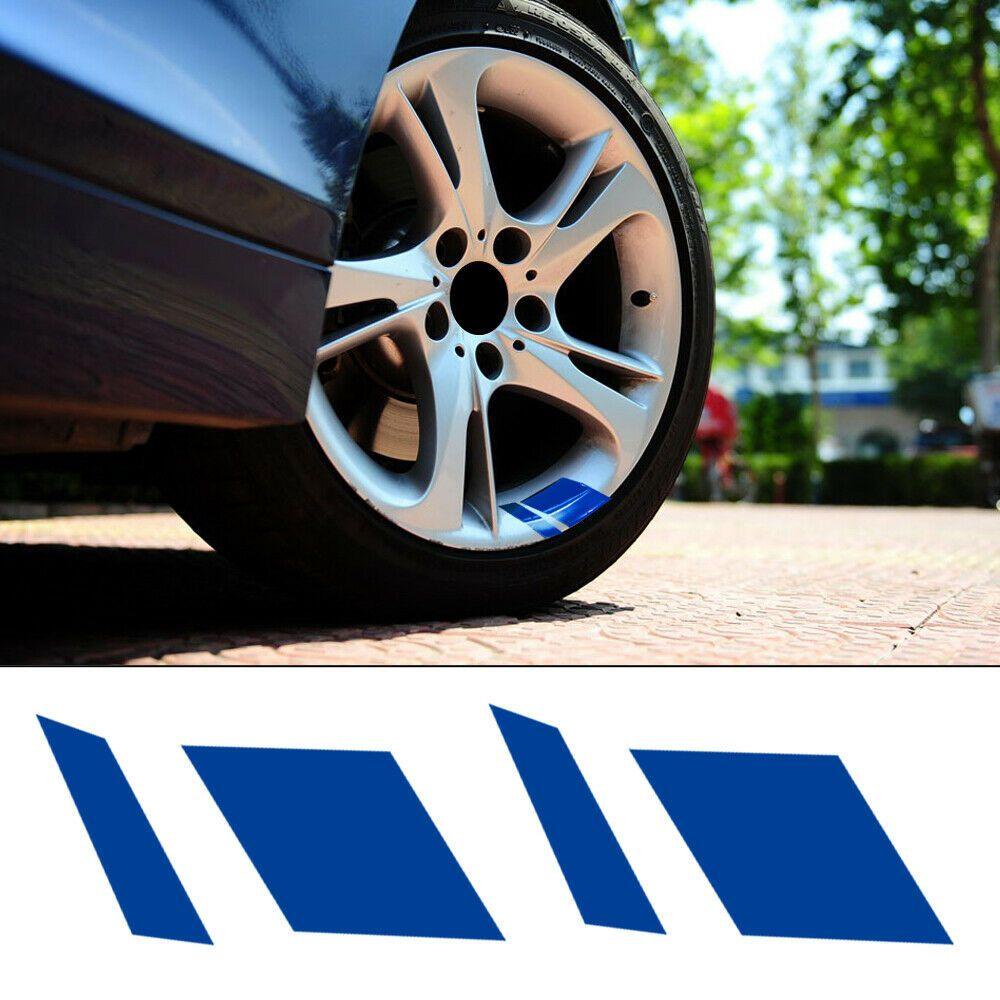 MYRONGVN Bộ 6 Miếng Dán Trang Trí Vành Bánh Xe Hơi Độc Đáo Mới