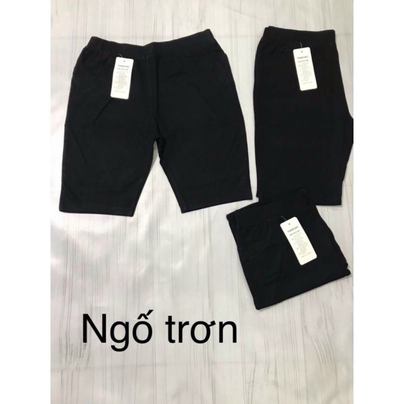 Quần Ngố Trên Gối Thun Cotton Nữ Mặc nhà Hàng Việt Nam Xuất Khẩu Đủ Mẫu Mã