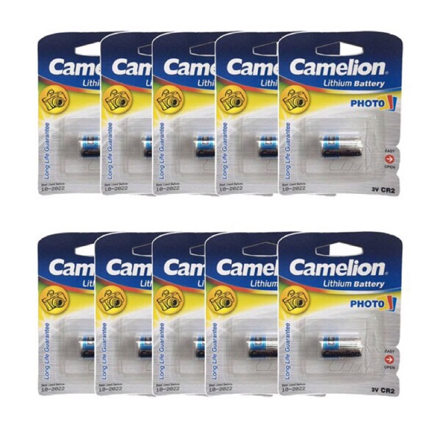 10 Vỉ Pin CR2 Camelion 3V Lithium Vỉ 1 Viên