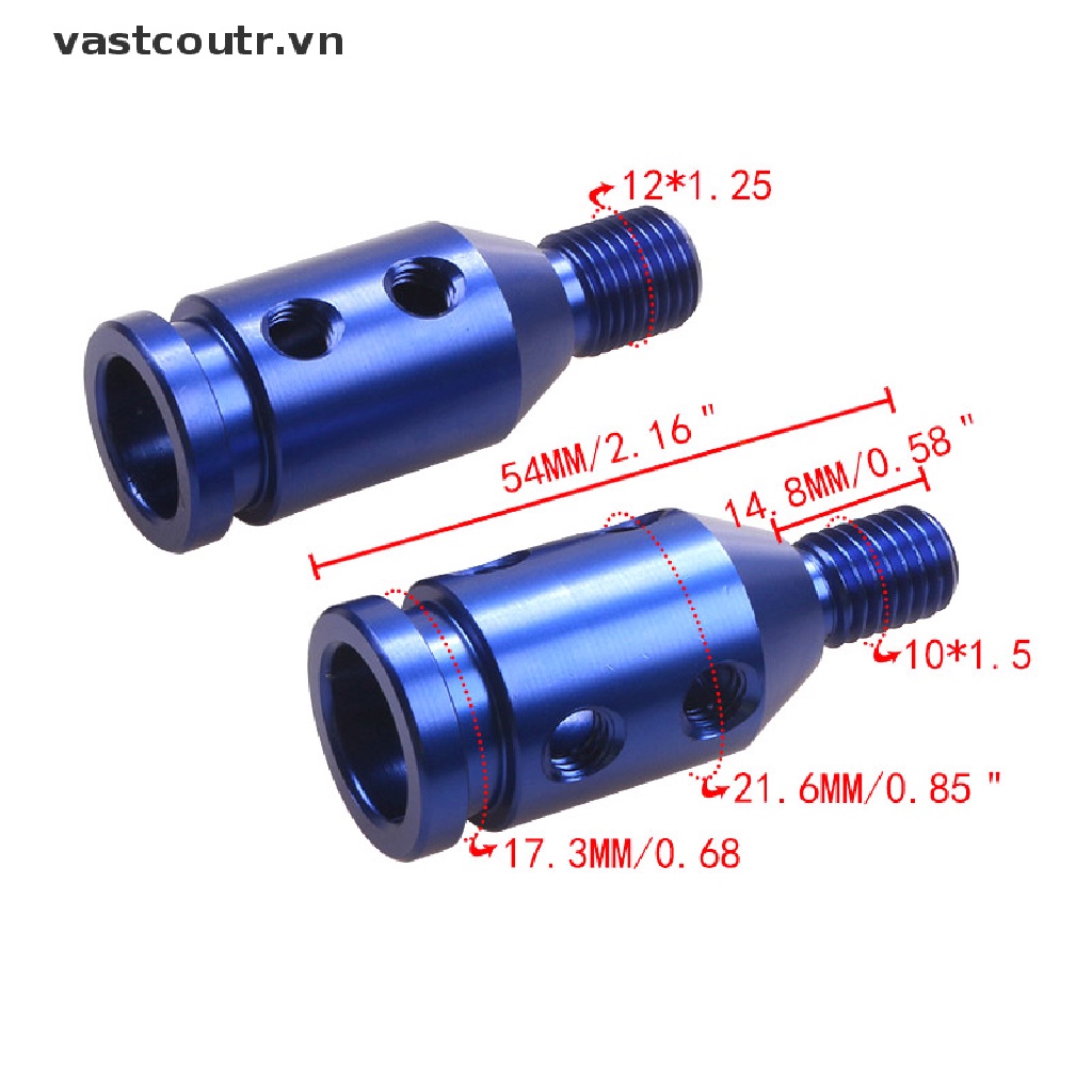 Coutr Mới Bộ Chuyển Đổi Núm Gạt Cần Số Bằng Nhôm Phổ Biến Cho Không Ren