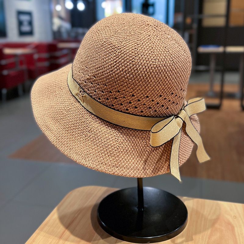 Nón Chống Nắng Đi Biển Tag KK Nơ Nhỏ Xinh Xắn