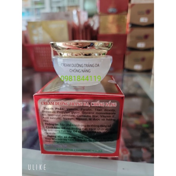 Kem lee young dưỡng trắng dạ 7gr