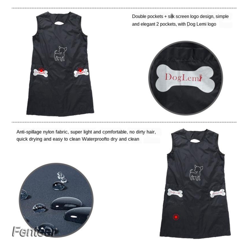 Tạp Dề Sát Nách Có Túi Chuyên Nghiệp Cho Thú Cưng