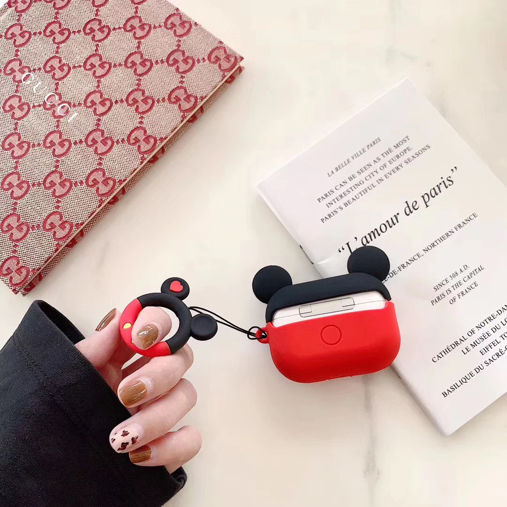 Hộp Đựng Tai Nghe Airpods Hình Chuột Mickey/Minnie 1/2/3