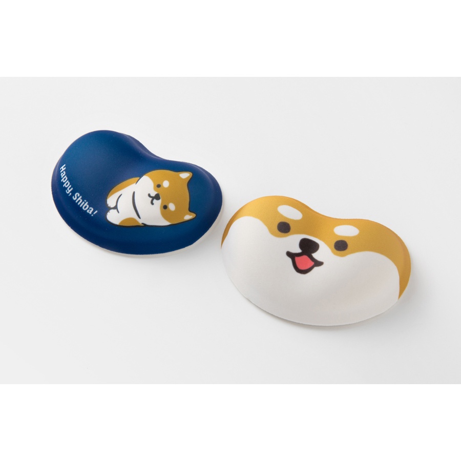Đệm Kê Cổ Tay ARTBOX Hàn Quốc In Hình Chú Chó Shiba Happy Màu Xanh Navy