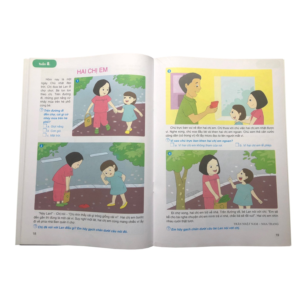 Sách Truyện đọc theo tranh Lớp 1 Tập 1