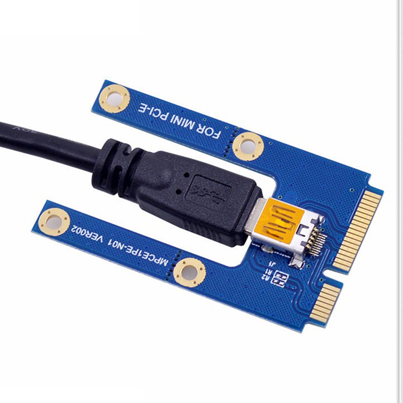 Mini PCIe to PCI Express 16X Riser for Laptop External image Card EXP GDC BTC MPCIe to PCI-E Slot Mining Card