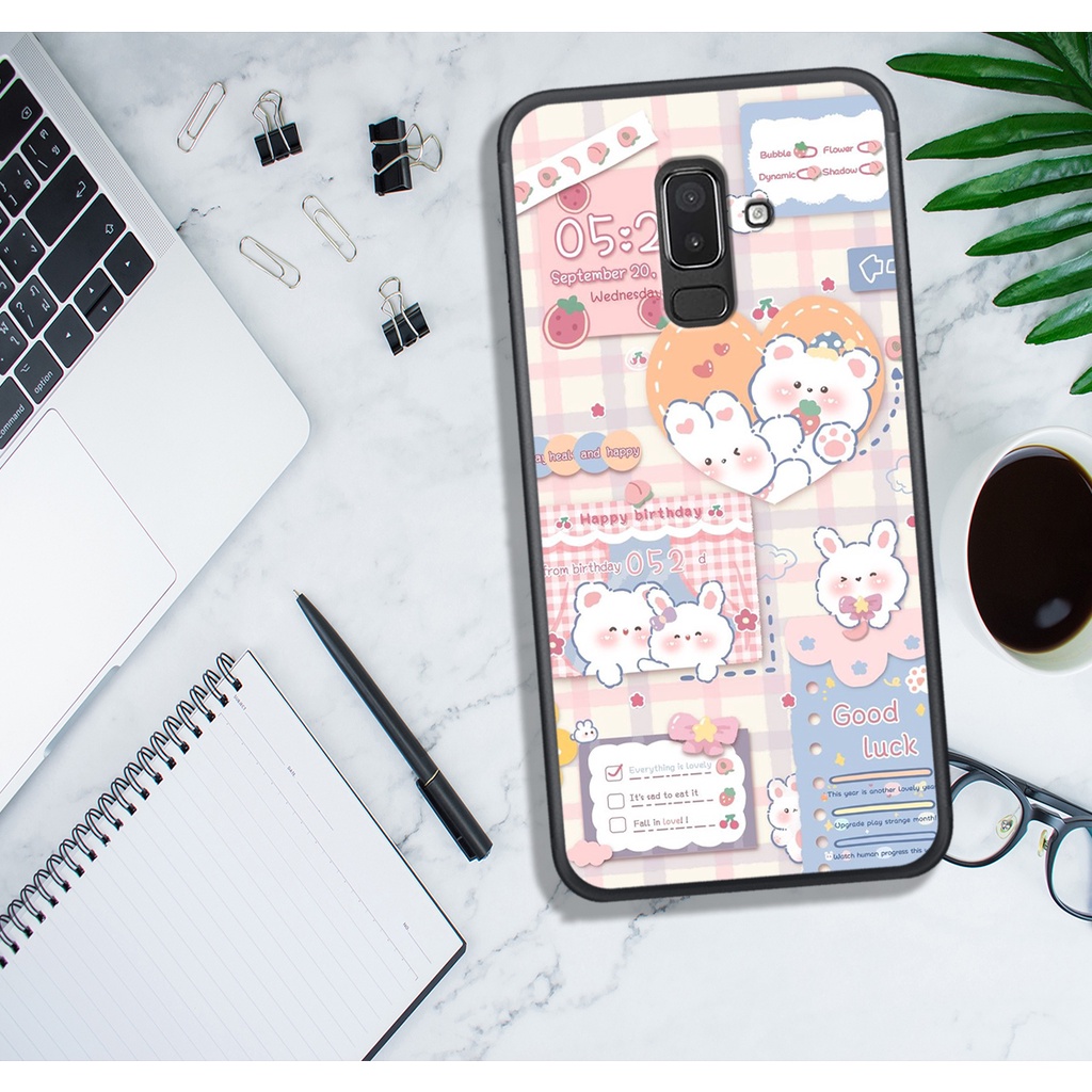ỐP LƯNG SAMSUNG A6 PLUS - A8 PLUS - J6 PLUS - J8, IN HÌNH GẤU NÂU CHOCOLATE ĐÁNG YÊU.