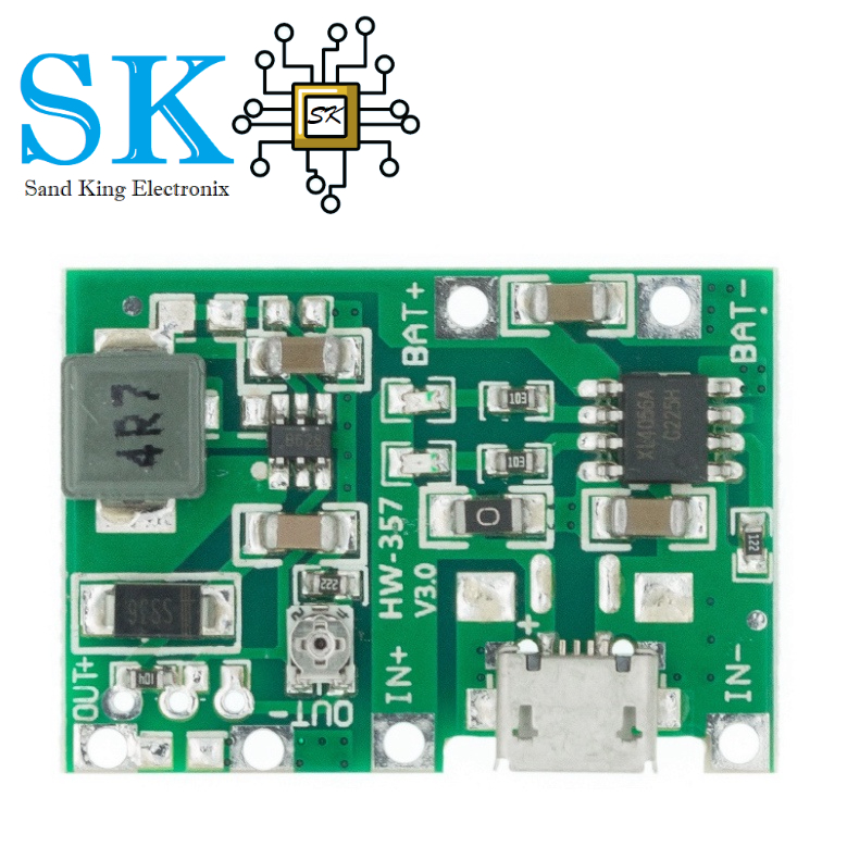 Mô Đun Sạc Pin Lithium 3.7v 9v 5v 2a 4.3-27v