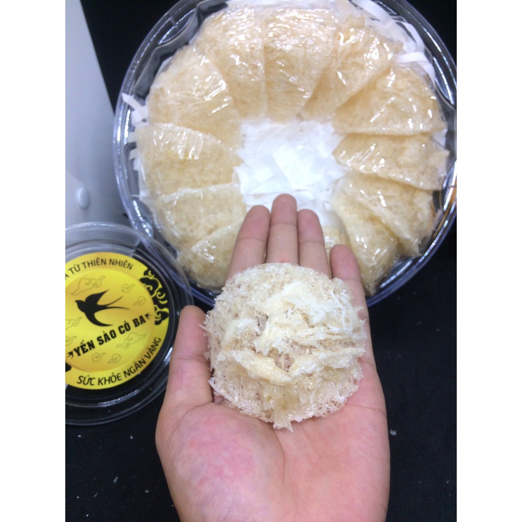 Tổ Yến Vụn Sơ Mướp Chân [Hộp 50/100 Gram] [Có Quà Chưng ] YẾN SÀO CÔ BA - Nguyên Chất 100% Không Tẩm Đường