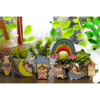 Tô màu gỗ - Kỳ Lân đáng yêu (Unicorn)