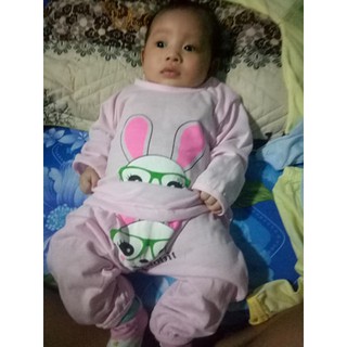 Set 5 bộ cotton 2 chiều cho bé từ 3-12kg