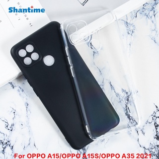 Ốp Điện Thoại TPU Silicon Mềm Bảo Vệ Cho OPPO A15 OPPO A15S OPPO A35 2021