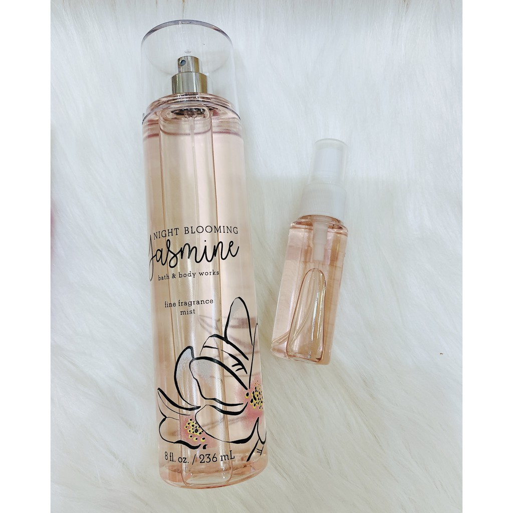 (33ML)XỊT THƠM NIGHT JASMINE BATH AND BODYWORKS