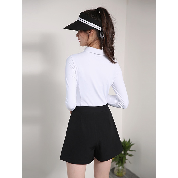Bộ Áo Tay Dài Dáng Ôm + Chân Váy AR5T Phong Cách Mùa Thu Mới Cho Nữ Chơi golf