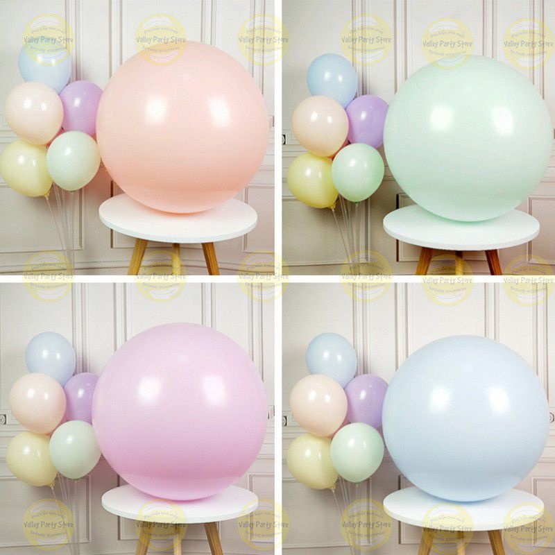 (SIZE ĐẠI) Bóng jumbo size to, bóng cỡ to 24inch kết dải bóng sinh nhật có video hình thật