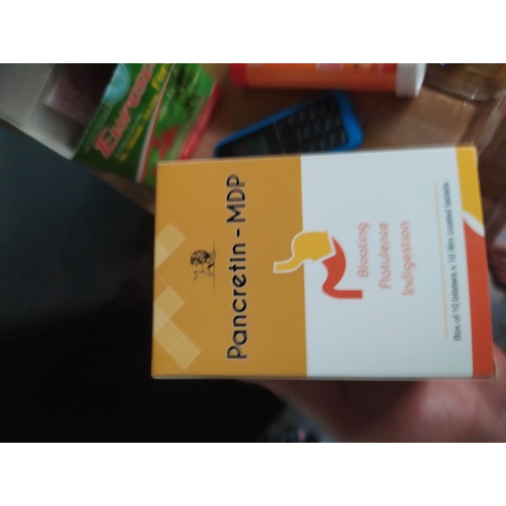Pancretin MDP thích tiêu hóa, chống đầy hơi, chướng bụng, ăn không tiêu, người có hệ tiêu hóa kém