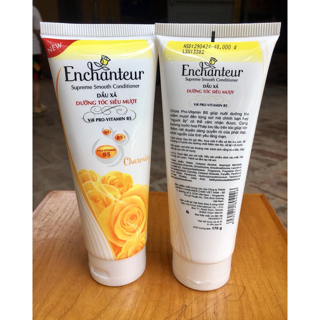 Dầu xả Enchanteur dưỡng tóc siêu mượt 335g/170g