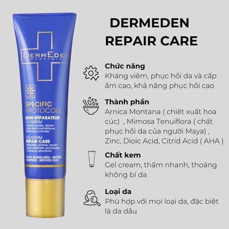 Kem dưỡng ẩm phục hồi da Dermeden Repair Care 30ml | BigBuy360 - bigbuy360.vn