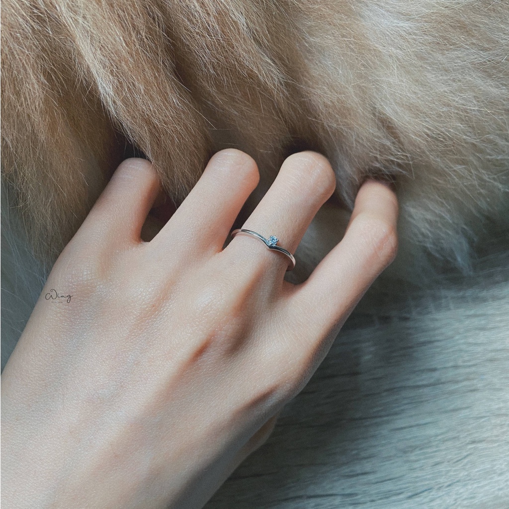 Nhẫn Little Crown - trang sức bạc The Wing Silver