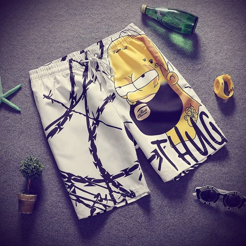 Quần Short Đi Biển Phong Cách Mới Trẻ Trung Cho Nam