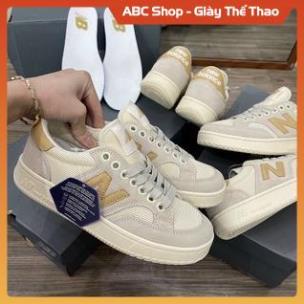 [FreeShip+ Hàng Xịn] Giày thể thao nữ NB 300 đế dày full bill box, Giày Sneaker  Nb Crt 2.0  Chữ vàng đồng