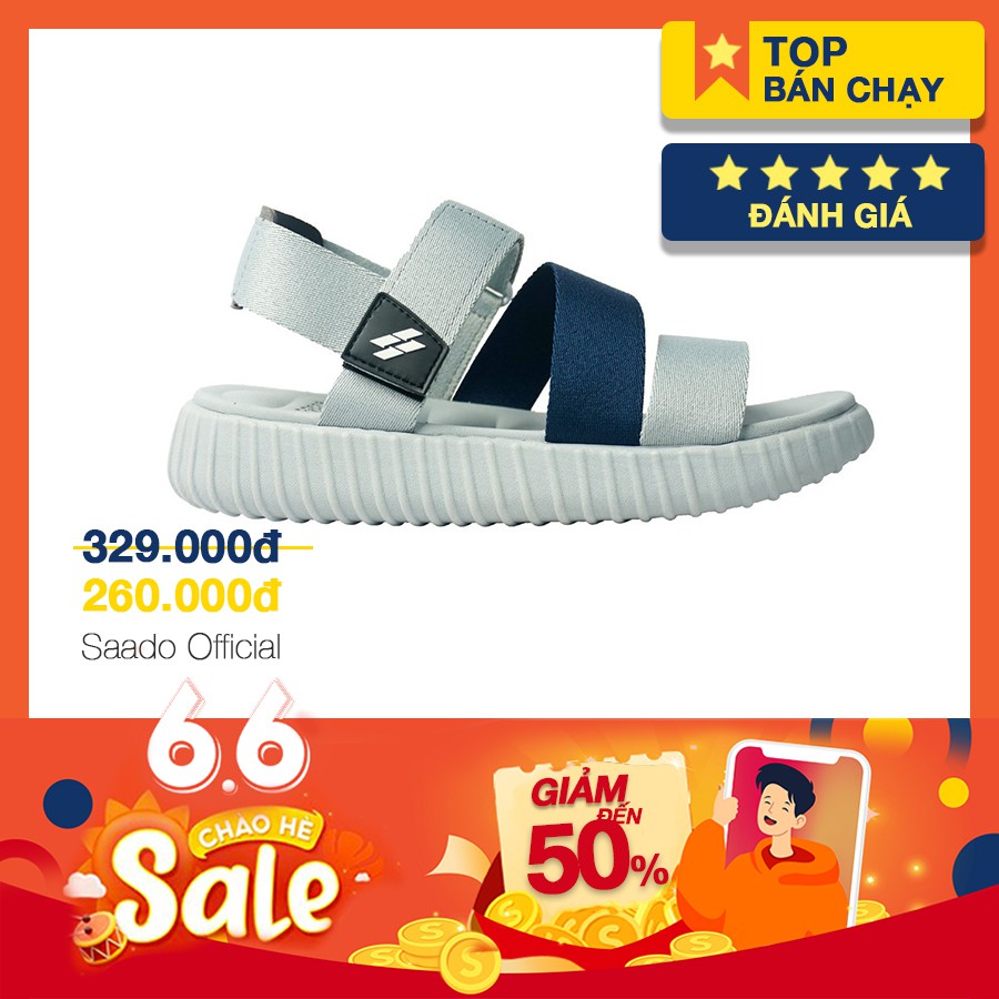 [ Chính Hãng ] GIÀY SANDAL SAADO - HS02 - Giày sandal nam nữ - Giày Sandal Saado - Giày Học sinh đi học