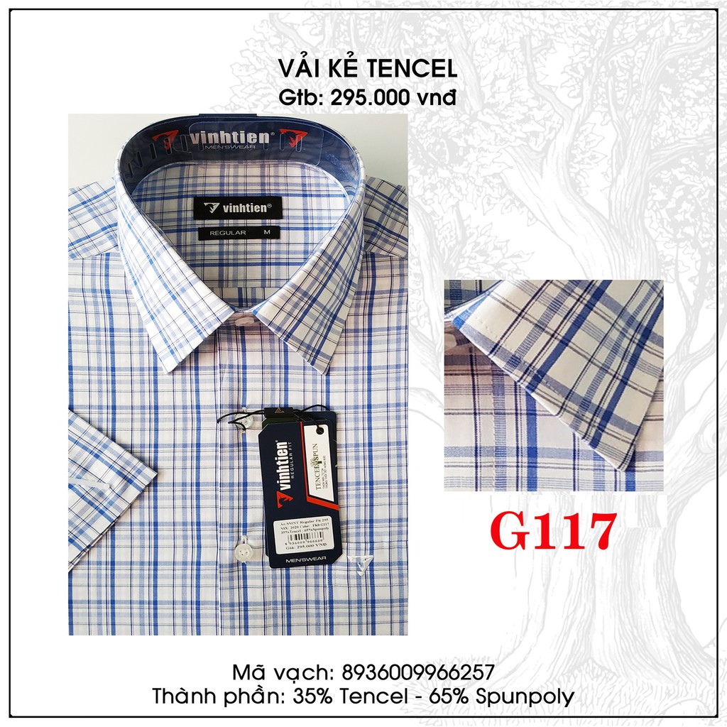 Áo Sơ Mi Ngắn Tay Dáng Regular Vĩnh Tiến G295 | BigBuy360 - bigbuy360.vn