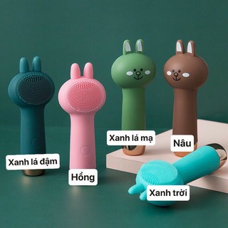 [ HOT TREND ] Máy rửa mặt con thỏ Bunny Nhựa silicon cao cấp siêu tiện lợi dễ thương
