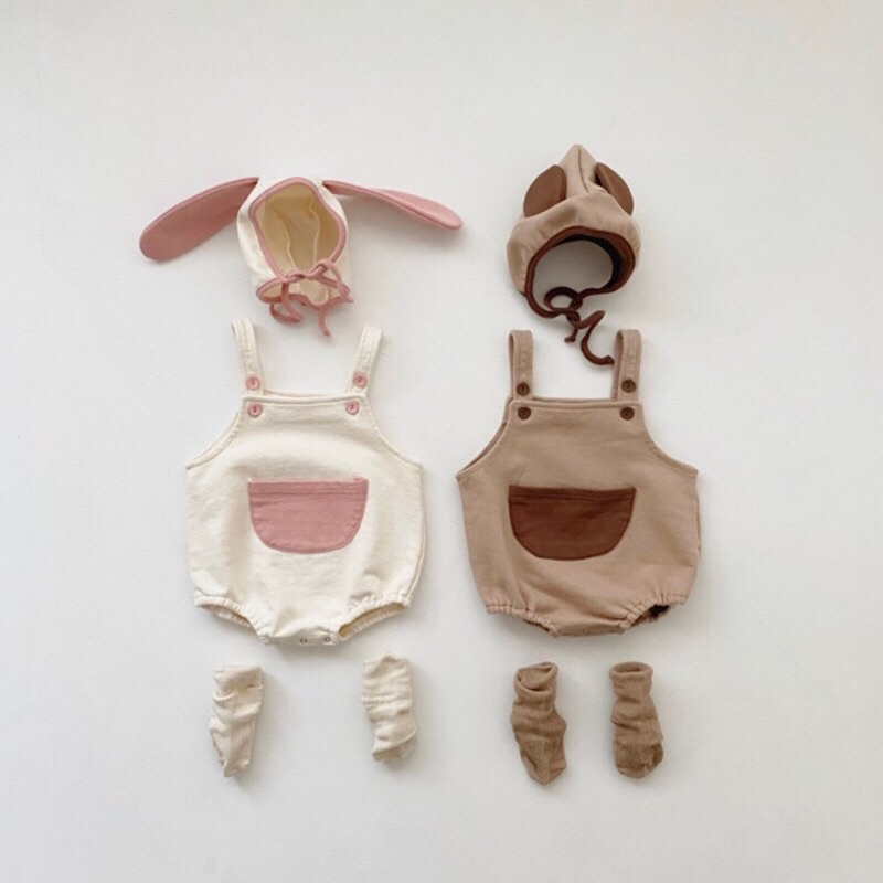 Set yếm và mũ cho bé